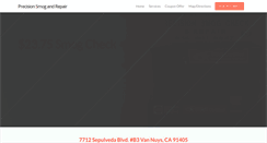 Desktop Screenshot of precisionsmog.com